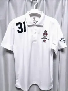 ATHLETA 聖和学園 ポロシャツ ホワイト Lサイズ - メルカリ