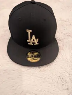 New Era LA ブラック 59FIFTY キャップ 7 5/8