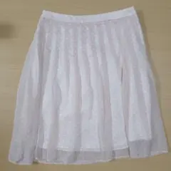R・F　淡いピンク ドット柄 スカート　サイズ38　Мサイズ　9号