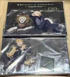 東京リベンジャーズ 新体験展 メタリック缶バッジ 三ツ谷隆×3 マイキー