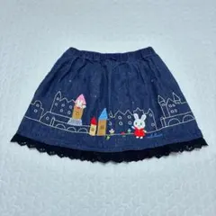 ミキハウス うさこ スカート S(100-110cm)