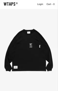 WTAPS 長袖カットソー ブラック サイズ02