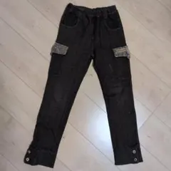 ぶぶぶ、ブラウンのデザインがかわちぃ!サイズ130 RAG MARTカーゴパンツ