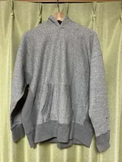 Champion グレー フード付きパーカー