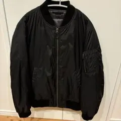 UNIQLO MA-1 フライトジャケット ブラック