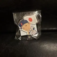 WBC2026公式くじ 侍ジャパン 山本由伸 100mm缶バッジ モバガチャ