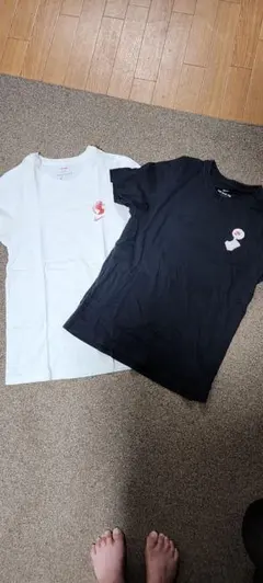 ナイキ　ホワイト・ブラック Tシャツ 2枚セット