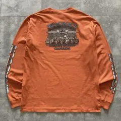 【Size.L】HARLEY-DAVIDSON 両面プリント ロンT/カットソーのサムネイル