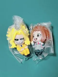 僕のヒーローアカデミア でふぉフィグ！ キーホルダー 麗日お茶子　オールマイト