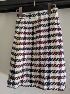 PROPORTION チェック柄タイトスカート サイズ1