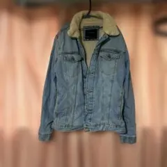 ZARA ボア裏地付きデニムジャケット