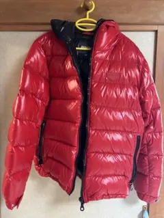 DUVETICA フード付きダウンジャケット 46 レッド
