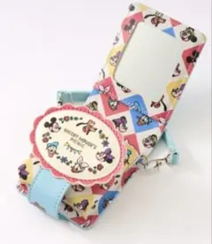 ディズニー Disney ミッキーマウスのピクニック ポーチ　ミラー付き　ダイヤ