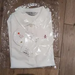 マーシングウエア ホワイト ポロシャツ M　新品　タグ付き