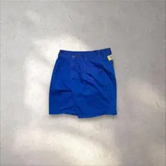 USA製duck headツータックチノショーツブルーワイドブルー原色