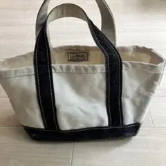 【L.L.BEAN】トートバッグMINI ウォッシュ加工 ネイビー