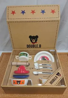 未使用品　ダブルビー　離乳食　食器　セット　MIKI HOUSE　テーブルウェア