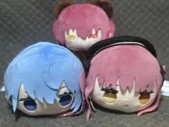 宝鐘マリン 星街すいせい 寝そべり クマリンパペット ぬいぐるみ3体セット