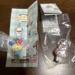 サンリオキャラクターズオールスターズ　めじるしアクセサリー　ウサハナとマイメロ