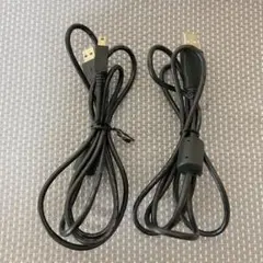 PS3 コントローラー デュアルショック3 USBケーブル 純正2本セット