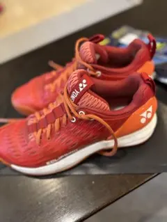 YONEX ECLIPSION テニスシューズ 赤　ハードコート