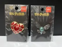 ゼルダの伝説 ピンズ 2種セット ハート 妖精のサムネイル