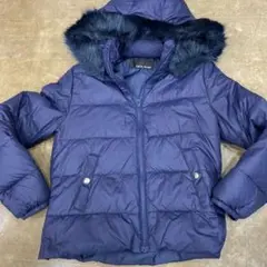 CECIL McBEE ネイビー ダウンジャケット