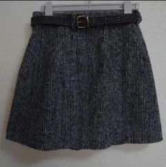 美品　スカート　ベルト付き