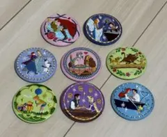 ディズニー刺繍缶バッジ8個セット