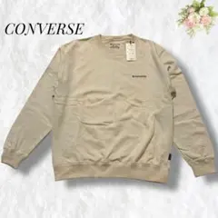 コンバース スウェット L ベージュ 春 クルーネック メンズ ゴルフウェア
