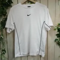 MK698★NIKE Dri-FIT 半袖Tシャツ ホワイト★サイズMのサムネイル