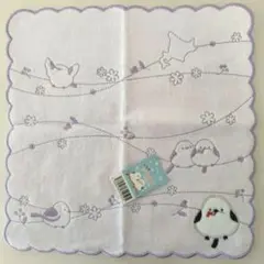 ★シマエナガ　ミニタオル　縦約25cm×横約25cm