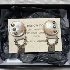 未使用 mallow ino arrow ピアス ゴールド - メルカリ