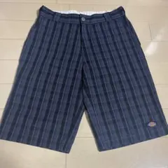 Dickies checked half pants y2k city sk8 - メルカリ