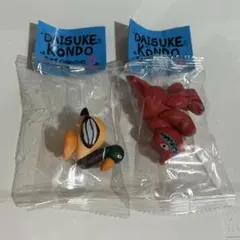 Daisuke Kondo マスコットフィギュア 【カモ&ティラノサウルス】