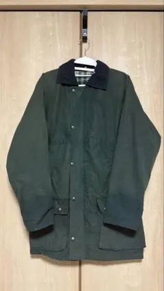 オイルドジャケット 襟コーデュロイ