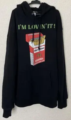 PLUG 美品パーカー マクドナルド風 ポテト タバコ