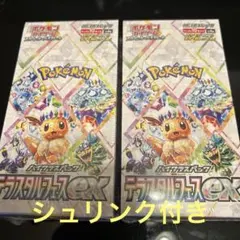 ポケモンカード テラスタルフェスex 2 BOX シュリンク付き未開封。