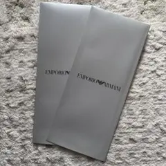 EMPORIO ARMANI ショッパー袋 シルバー 4枚のサムネイル