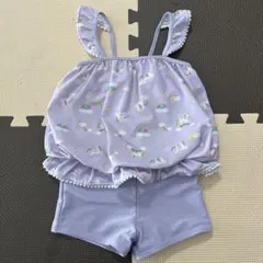 ユニコーン柄ワンピース水着 110cm