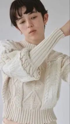 TODAYFUL パッチワークニットのサムネイル