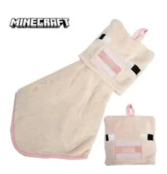 マインクラフト　ループタオル　ブタ　マイクラ