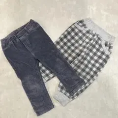 コーデュロイ グレー パンツ 95cm