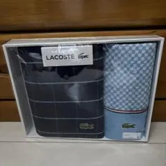 LACOSTE タオルセット 2枚（スポーツタオル、ゲストタオル）