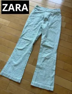 ZARA ザラ　ギンガムチェック　パンツ