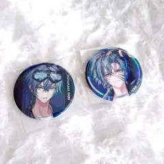 ぎゃうるふ 缶バッジ 小柳ロウ うるふver. 2種