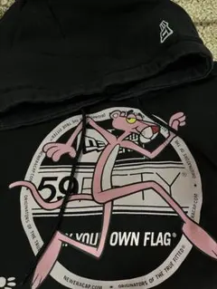 NEW ERA ピンクパンサー パーカー ブラック Mのサムネイル