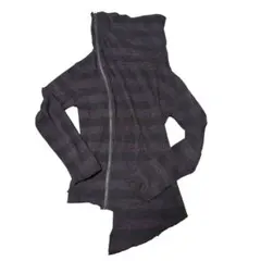 00's Bernings Shoボーダーハイネック 変形ジャケットy2k