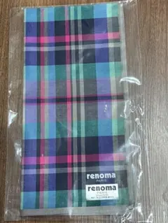 renoma レノマ チェックハンカチ