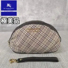極美品　バーバリー　ブルーレーベル　ポーチ　小物入れ　化粧　ポーチ　ノバチェックのサムネイル